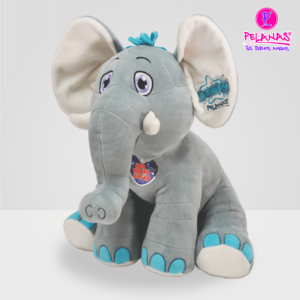 PELUCHE ELEFANTE BAMBY GRIS