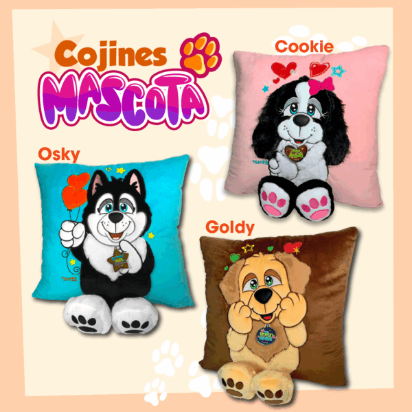 COJÍN MASCOTA OSKY - Imagen 3